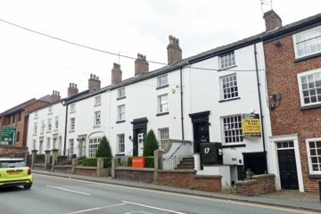 Manchester Road in Wilmslow, Cheshire